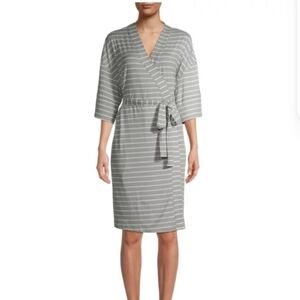 Mommy and me stripped cozy robe